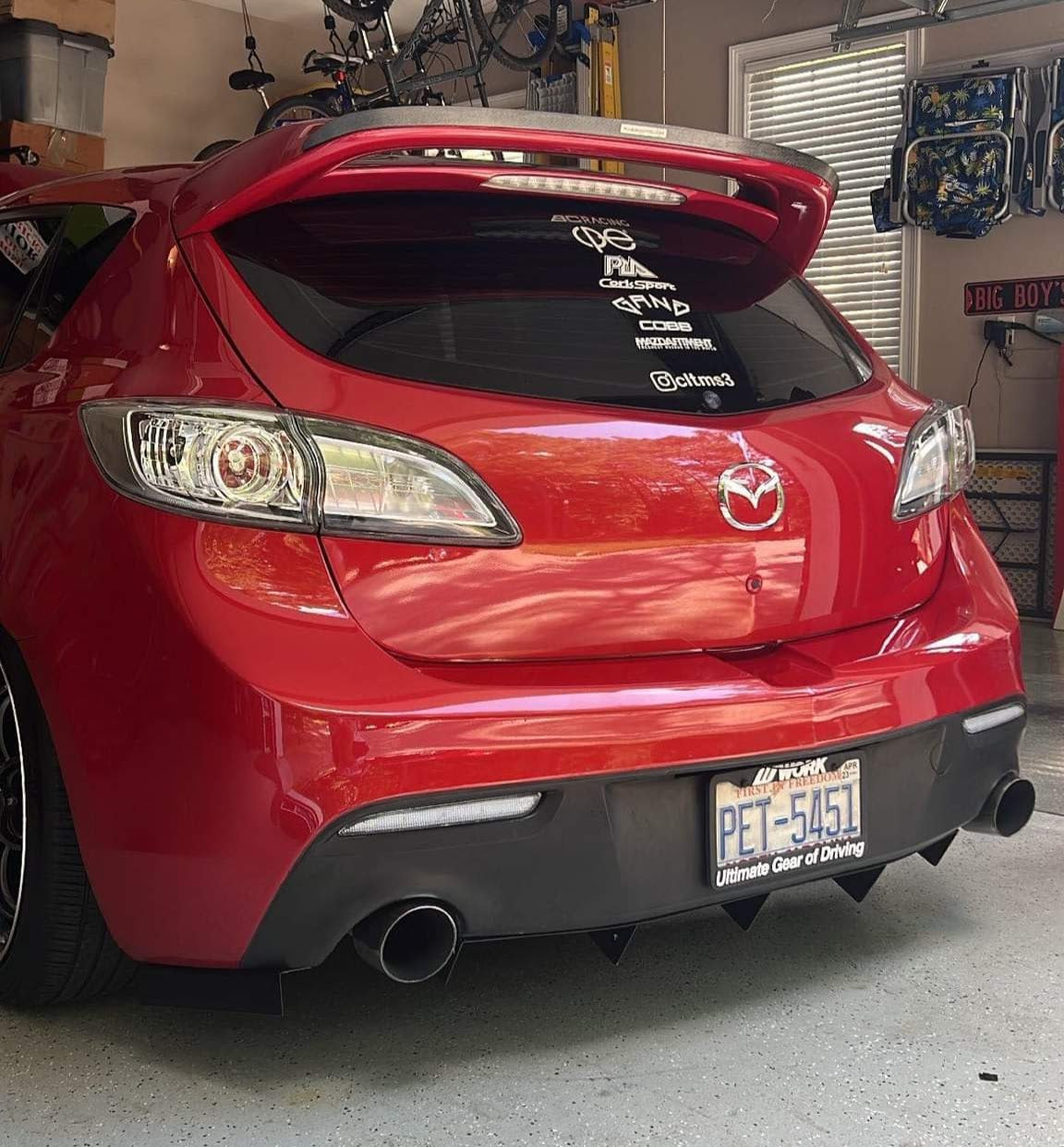 Clear Tails (2010-2013 Mazda3/Speed3 Hatch)